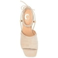 thumbnail image 5 of Journee Womens Felisity Open Square Toe Block Heel Dress Sandals, 5 of 10