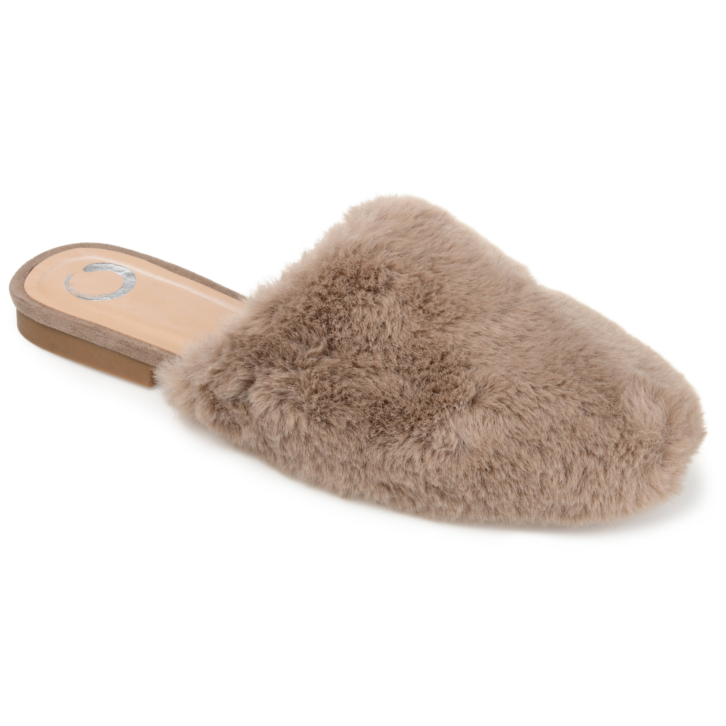 brinley co faux fur slippers