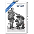 thumbnail image 3 of Star Wars: Visions - Droids Wall Poster, 14.725" x 22.375", Framed, 3 of 3