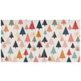thumbnail image 2 of Haosy Hardcover 3 Ring Binder 1.5 Inch Ring Decorative Binder Organizer for Home School Office, Colorful Triangular Tree, 2 of 10