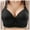 Black, variant on Women's Push Up Wireless Bra Comfort Support No Underwire Bras Comfortable Wire Bralette Everyday Underwear Pack of Bras Womens Sports Bra with Pads Full Coverage Padded Bras for Women Small Bras