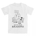 thumbnail image 2 of Camisetas de lectura de cómics de Peanuts, accesorios para hombres y mujeres, camisetas novedosas de algodón puro de Snoopy y Charlie Brown, ropa de verano, 2 of 5