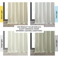 thumbnail image 3 of Fresh Popcorn Solid Cotton Blackout Curtain (1 Panel), Fresh Popcorn, 50W X 96L, 3 of 11