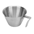 thumbnail image 2 of Taza medidora de café, taza profesional de acero inoxidable 304 con mango para cocina, cafetería, hogar, 2 of 5