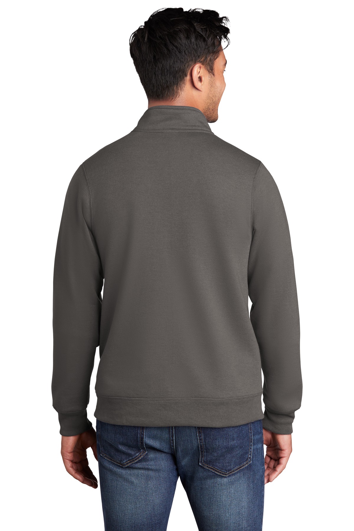 Port & Company Core Fleece Cadet Full-Zip Sweatshirt PC78FZ - image 2 of 4