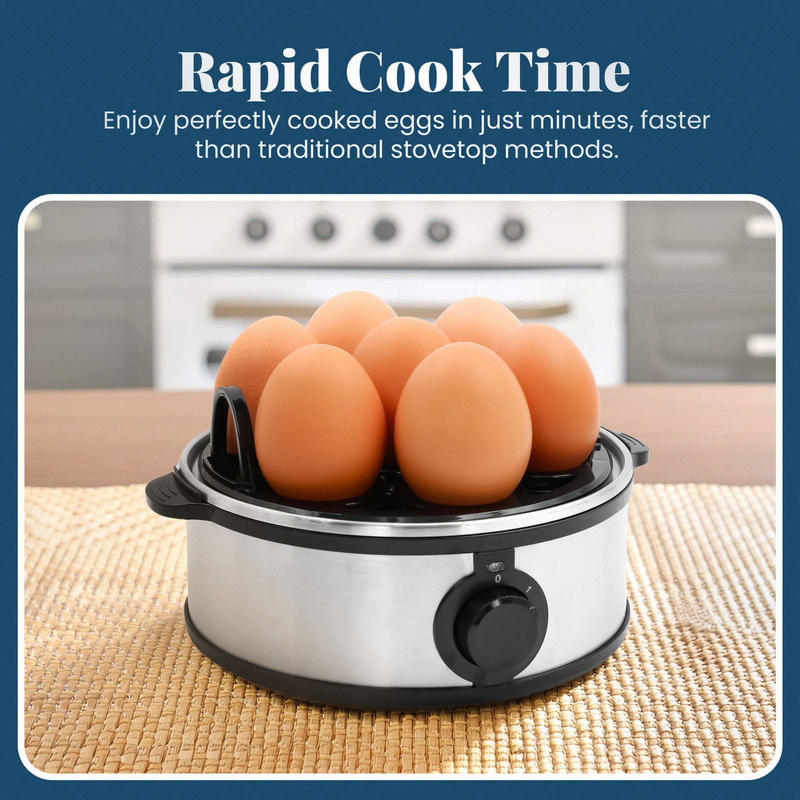 Elite Cuisine EGC865 Stainless Steel Automatic Egg Cooker