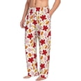thumbnail image 2 of Balery fall laef Maple print Men's Pajama Pants,Ultra Lightweight Pjs,Lounge Pant-X-Large, 2 of 9