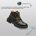 thumbnail image 5 of Waterproof Steel Toe Cap Boots High top Safety Trainers Industrial Construction Shoes Lightweight Breathable Non-slip EU 35-47 Black, 5 of 6