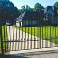 thumbnail image 2 of ALEKO DG16STPD St. Louis Style Fer Forgé Double Entrée Porte 16' Haute Qualité, 2 of 12