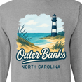 thumbnail image 4 of Inktastic Outer Banks North Carolina Long Sleeve T-Shirt, 4 of 5