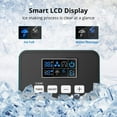 thumbnail image 6 of Hetoy Commercial Ice Machine – 350LBS/Day Stainless Steel Ice Maker with 200LBS Storage, Self-Cleaning Mode, Adjustable Ice Thickness, Fast Ice Production in 5-15 Minutes, 6 of 8