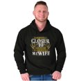 thumbnail image 3 of Hunter Husband Close to Nature Funny Men's Big & Tall Graphic Hoodie Brisco Brands 2X, 3 of 5