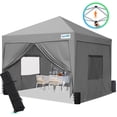 thumbnail image 7 of Quictent 10ft x 10ft Gray Pop Up Outdoor Canopy, Sidewalls and Waterproof, 7 of 7