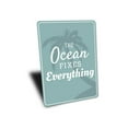 thumbnail image 3 of Beach Saying Sign, Beach Phrase Sign, Ocean Lover Sign, Palm Tree Decor, Ocean Decor, Ocean Sign, Ocean Phrase Aluminum Sign - 10x14 inches, 3 of 4