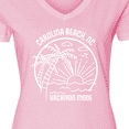 thumbnail image 4 of Inktastic Summer Vacation Mode Carolina Beach North Carolina Women's V-Neck T-Shirt, 4 of 5