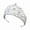 Fancy silver, variant on Princess Tiaras Hair Ornament Princess Headpiece With Crystal Rhinestones Jewelry For Photography And Runway