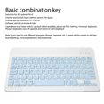 thumbnail image 4 of Teclado BT Ultradelgado Mini Teclado Portátil para Tableta Recargable sin Cable con Diseño QWERTY para  para IOS para Win para Portátil OS X Suspensión ANGGREK  Otros, 4 of 8