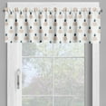 thumbnail image 2 of Ambesonne Pineapple Window Valance, Organic Tropical Fruits, 54" X 18", Dark Slate Blue Almond, 2 of 5