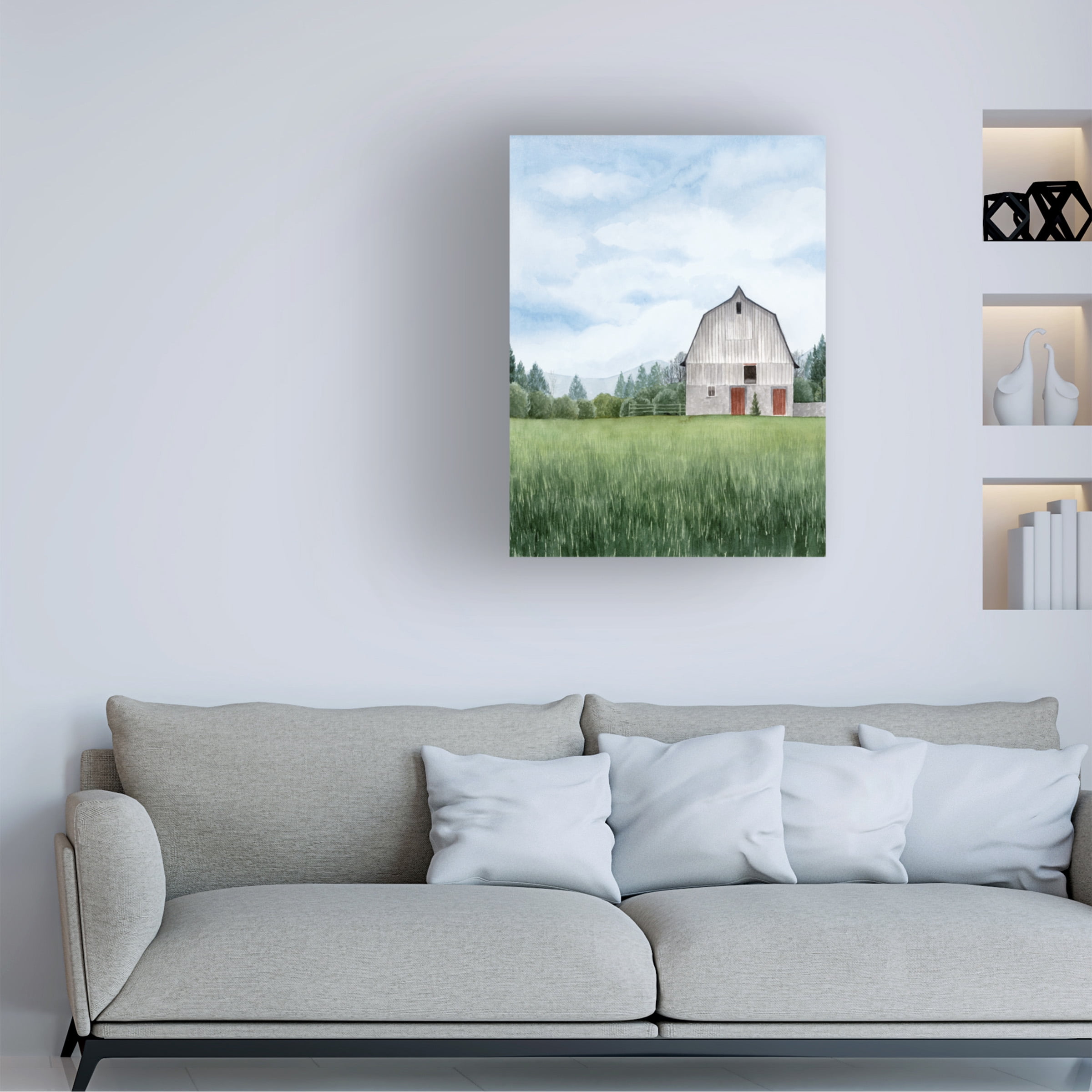 Grace Popp 'Northern Acreage I' Canvas Art