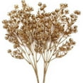 thumbnail image 5 of Artificial Flowers,Gold Baby Breath Artificial Christmas Flowers For Wedding Bridal Bouquet Indoor DIY Home Hall Table Centerpieces Decoration, 5 of 9