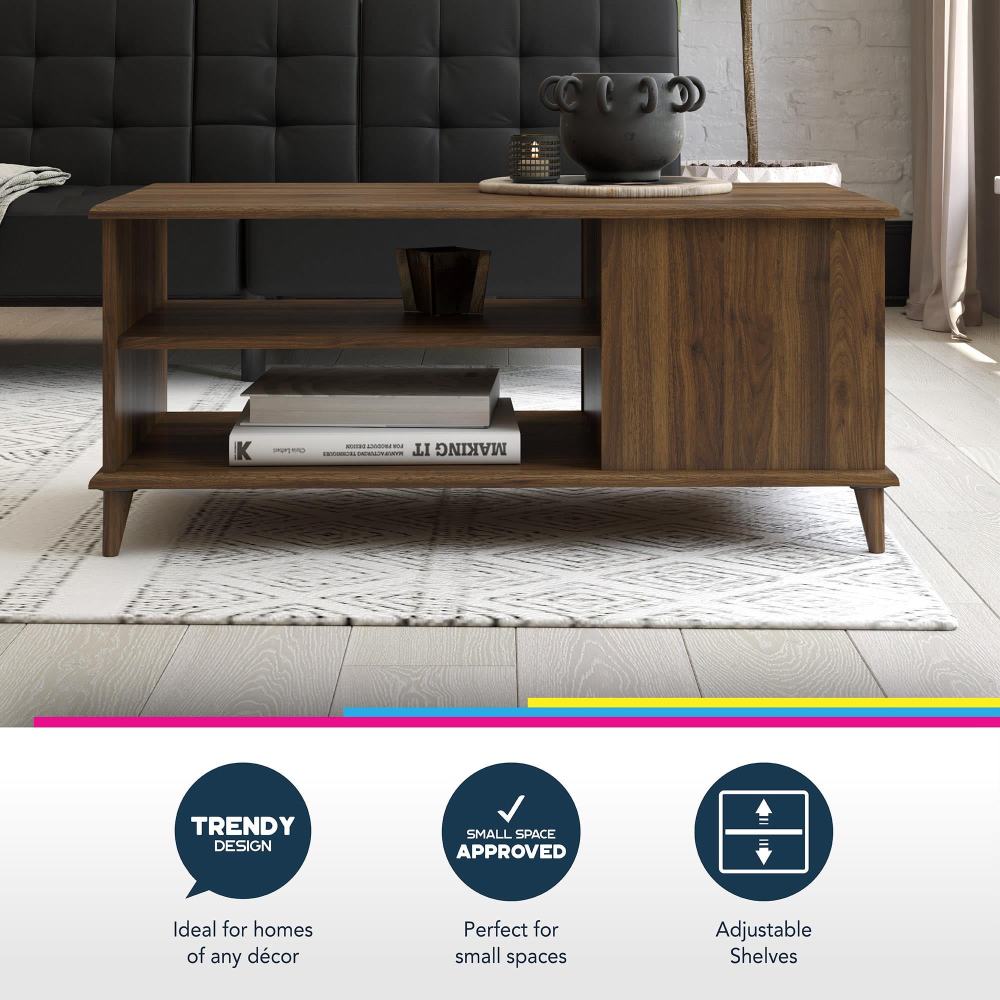 Farnsworth Coffee Table, Ivory Oak - Walmart.com