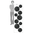 thumbnail image 3 of Basketball Kids Room Sports Decor Wall Decal Stickers [Set of 9], 3 of 4