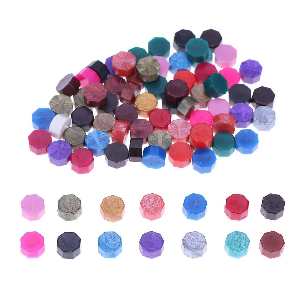 100Pcs Vintage Sealing Wax Tablet Pill Beads for Envelope Document Wax Seal Lot 