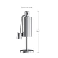 thumbnail image 4 of Pure Garden 10.5in Stainless Steel Refillable Citronella Torch Canister, 4 of 8