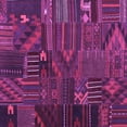 thumbnail image 1 of Ahgly Company Indoor Square Patchwork Purple Transitional Area Rugs, 4' Square, 1 of 4