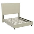 thumbnail image 2 of Flash Furniture Quinn Stitched Upholstered Platform Bed, Beige, Full, 2 of 12
