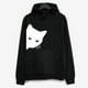 thumbnail image 1 of Pntutb - Sudadera con capucha de manga larga para mujer con diseño de gato Pntutb Pntutb-258, 1 of 4