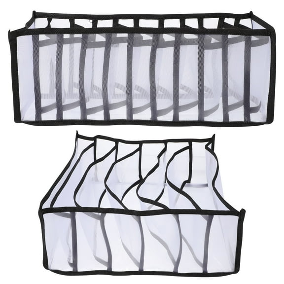 1 Set Portable Underwear Case Household Mesh Underwear Storage Box Socks Bra Box