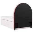 thumbnail image 4 of June Upholstered Arched Twin Headboard Blush, 4 of 9
