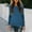 Blue, variant on Idoravan Womens Tshirts V Neck Long Sleeve Tops Tee Solid Color Blouse Womens Winter Sexy V Neck Long Sleeve Tops Regular Blouse Blue M