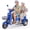 Blue, variant on Wooken Heavy-Duty 3-Wheel Mobility Scooter for Adults and Seniors, 1000W Peak Motor, 550-Lb. Weight Capacity, 3-Speed, Dual Seat, Lockable Trunk, Up to 25-Mile Range, Grey