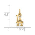 thumbnail image 2 of Women's Los Angeles Dodgers 14k Yellow Gold Extra Small Pendant, 2 of 2
