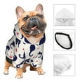 thumbnail image 2 of Bingfone Seahorses and Hearts Dog Clothes Hoodie, Pet Winter Coat,Puppy Sweatshirts for Small Dogs Boy Girl,Suitable for All Breeds-Large, 2 of 6