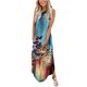 thumbnail image 1 of Puntoco Vestidos Mujer Verano Vestido Estampado Superior Anime Tirante Cuello Redondo Vestido, 1 of 1