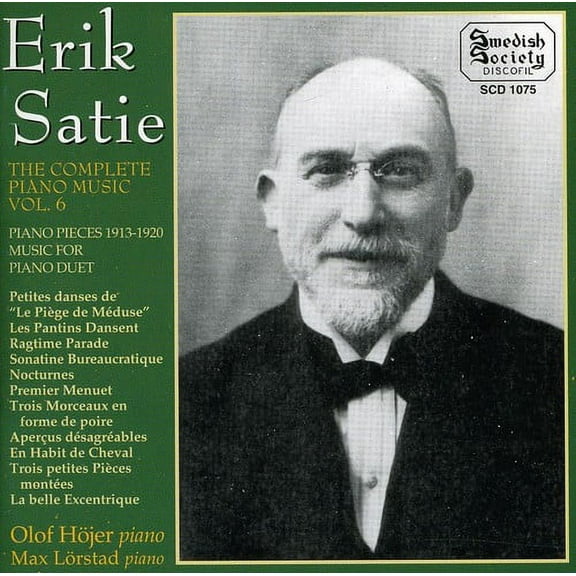 E. Satie - Complete Piano Music 6 - Music & Performance - CD