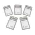 thumbnail image 1 of S SERENABLE 5pcs Vertical ID Holders Lanyard Staff Tag Name Pouches -Gray, 1 of 9