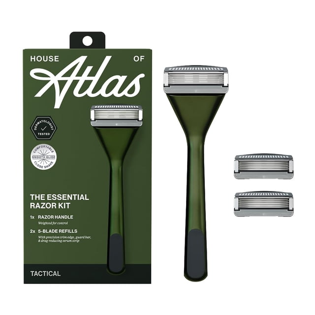 Razor House of Atlas Essential para hombre, 2 recambios