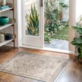 thumbnail image 3 of Bloom Rugs Washable Non-Slip 2' x 3' Rug - Beige / Gray Traditional Oriental Area Rug for Living Room, Bedroom, Dining Room, and Kitchen - Exact size: 2' x 3', 3 of 9