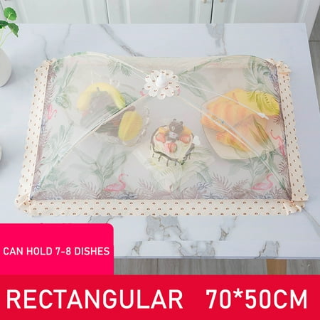 

SANUME 1Pcs Portable Umbrella Style Food Covers Anti Fly Mosquito Meal Cover Lace Table Large Table Cover Home Gadgets