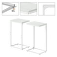 thumbnail image 5 of 2PACK C-shaped end table, sofa table slide, end table in the living room and bedroom, side table for chairs and sofas, small space C table, 5 of 6