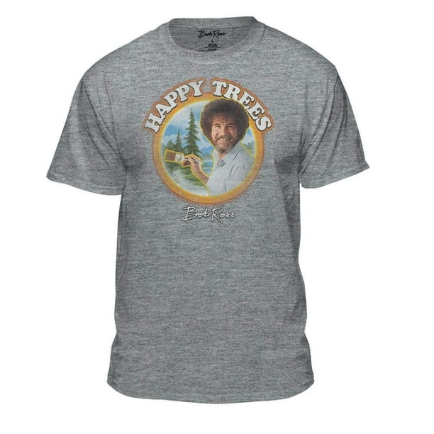 bob ross shirt happy trees
