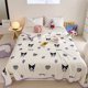 thumbnail image 1 of Sanrio-Manta de Hello Kitty Kawaii Kuromi Cinnamoroll, manta cálida, ropa de cama bonita a la moda, manta de franela de Anime para todas las estaciones, 1 of 4