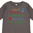 thumbnail image 4 of Inktastic Lineman Like Daddy Boys or Girls Long Sleeve Toddler T-Shirt, 4 of 5
