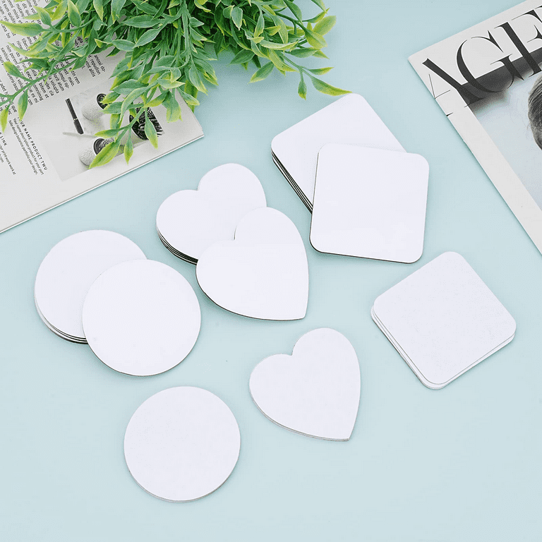 30Piece Heart Shaped Sublimation Magnet Blanks Wedding Valentines Day  Refrigerator Magnets Love Heart Wall Door Decoration White - AliExpress