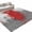 Red, variant on Area Rugs 5'x7', Red Cement Gray Carpet Runner Indoor Outdoor Rugs Home Decor Aesthetic, Modern Abstract Art Red Non Slip Mats Washable Accent Rug for Living Room Bedroom
