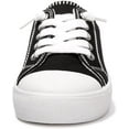 thumbnail image 5 of GetJump Boys Girls Sneakers Canvas Lace up Walking Shoes for Little Big Kids Size 11-6（Black，4）, 5 of 6
